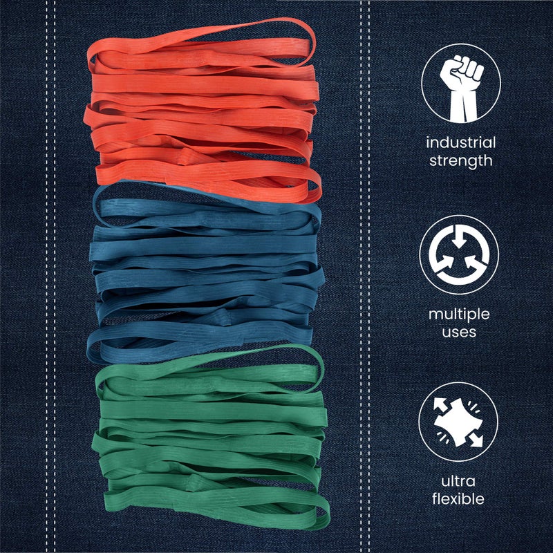 kitchentoolz 12 Pack Variety Extra Large Moving Rubber Bands for Furniture and Moving Blankets - Extra Strength Rubber Mover Bands - 42", 30" and 26" Length - Moving Supplies by Kitchentoolz - Image 4